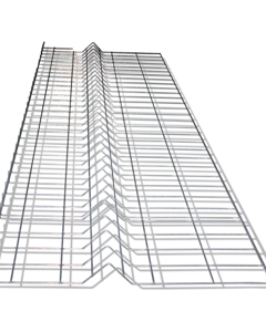 Separating wire mesh lower 1206 H500 ZnAl-B hinged-type Step